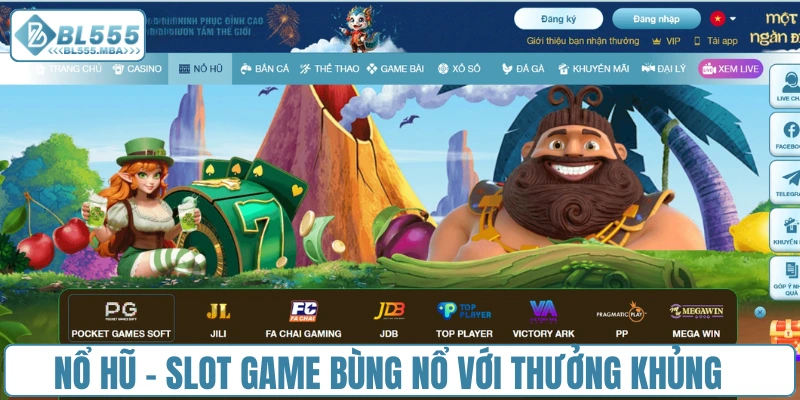 Giới Thiệu BL555 4 Nổ hũ – Slot game bùng nổ với phần thưởng cực khủng