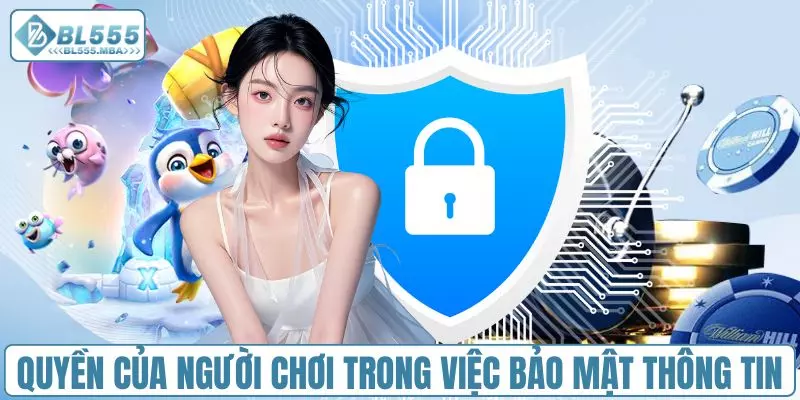 Chính Sách Bảo Mật BL555 3 Quyền của người chơi BL555 trong việc bảo mật thông tin